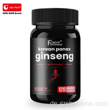 Premium Shecome Red Panax Ginseng Vitality Immununterstützung